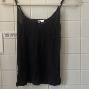 Divided black undershirt